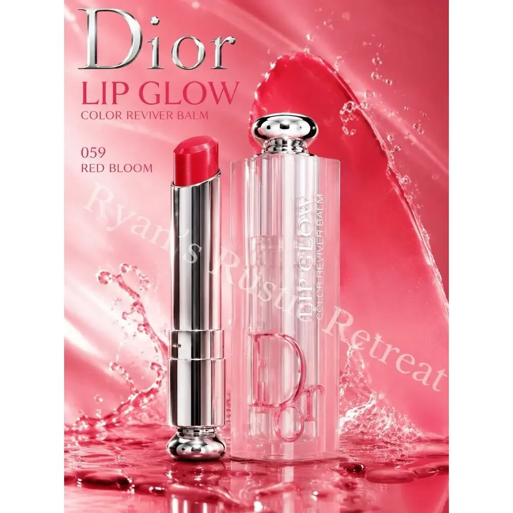 Dior Addict - Lip Glow - Color Reviver - Lip Balm 059 Red Bloom 0.11 oz/ 3.2 g